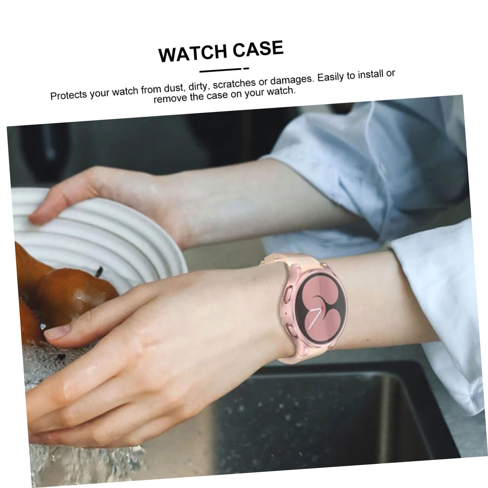 DOITOOL 32 Pièces Coque Couverture étui élégant pour smartwatch boîtier de Montre Intelligente Antichoc boîtier de Montre Intelligent résistant à l'usure Mode boîte de TPU