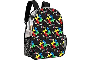 Stylish and Spacious Autism Awareness Backpack