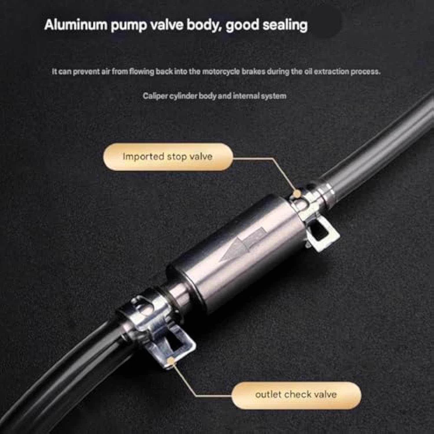 Brake Bleeder Hose Kit With Check Valve – Universal For Car & Motorcycle Brake & Clutch Bleeding