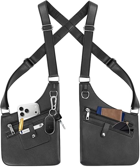 Premium Leather Double Shoulder Armpit Bag for Men