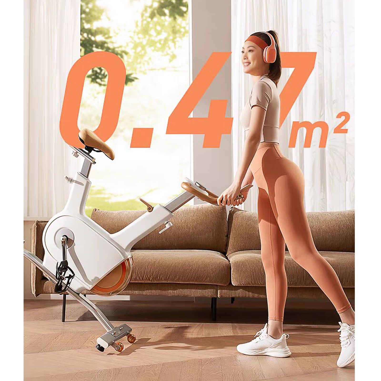 Cyclette Professionale, Bici da Fitness con Resistenza Magnetica,Resistenza Magnetica Regolabile a 32 Livelli, Display LCD,Sensori di Pulsazione, Silenzioso,Volano da 14 kg(Black)