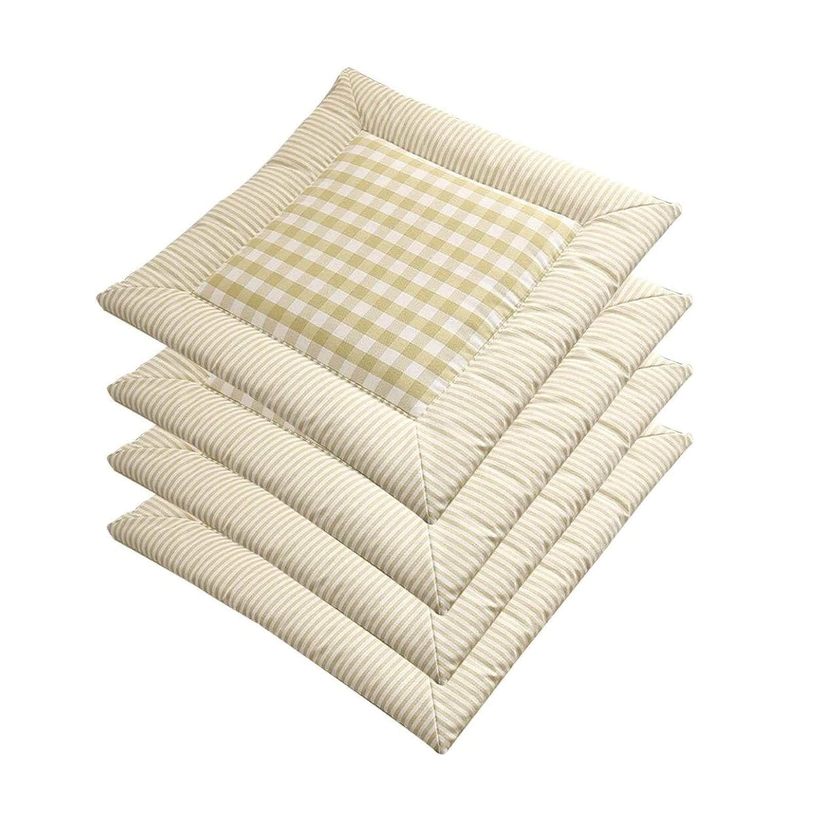 Coussin de chaise contre la rigidité des sièges en coton doux avec liens pour cuisine