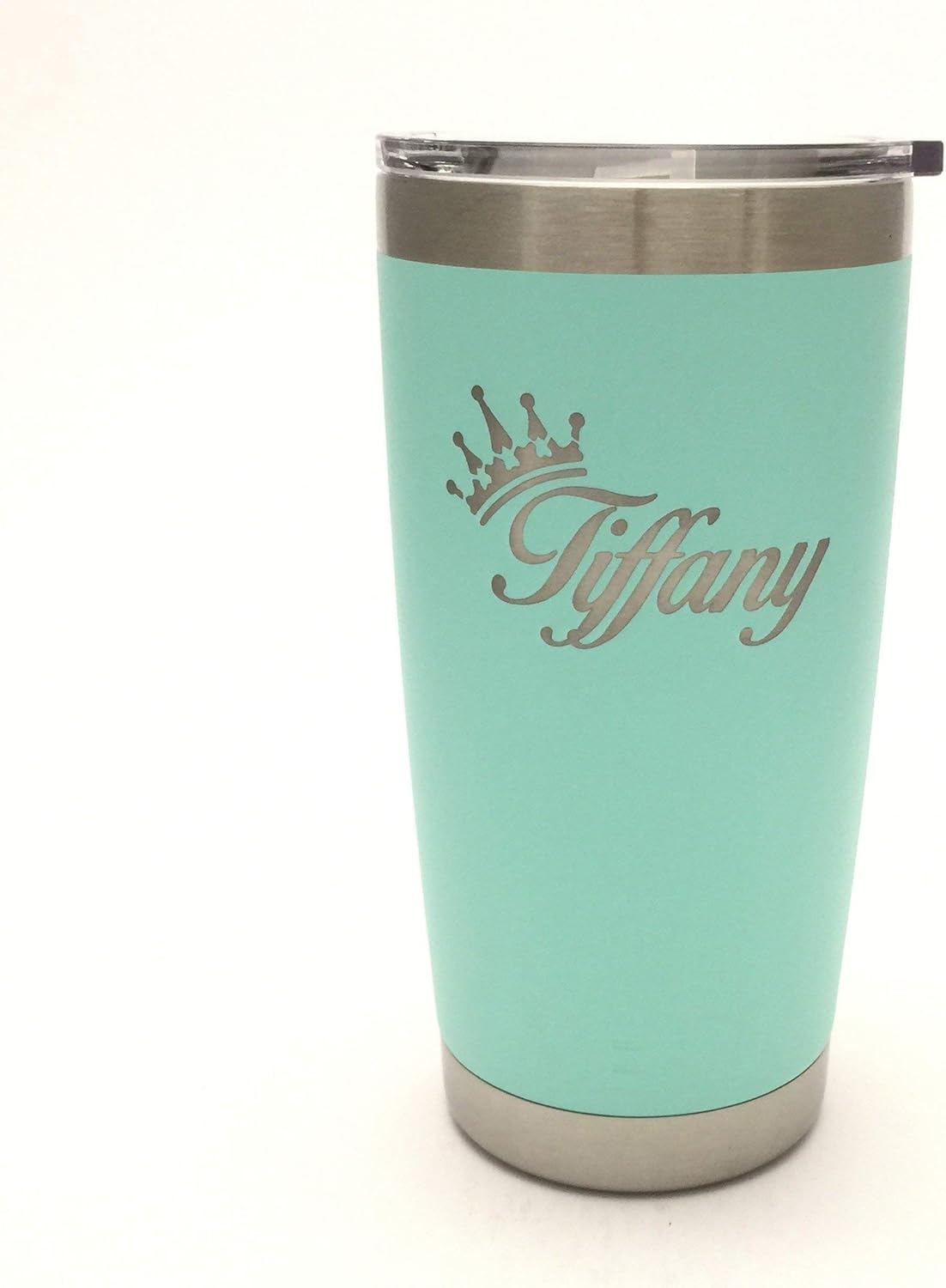 Yeti Tumbler Custom Engraved w/Name Princess Tiara Design on Your Choice of Yeti Rambler Stainless Steel Drinkware - NOT A STICKER!!
