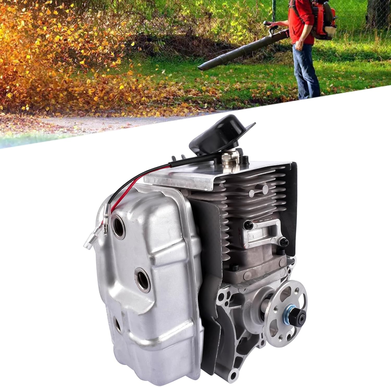 577424401 Complete Engine Shortblock Assembly Replacement for Redmax EBZ8500 EBZ8500RH Short Block Engine Backpack Blowers