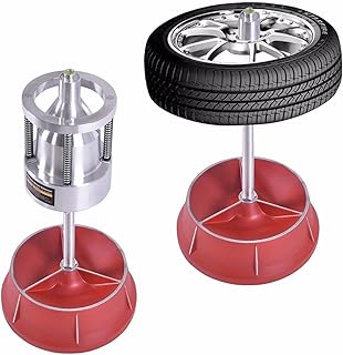 Pro Portable Hubs Wheel Balancer W/ Bubble Level Heavy Duty Rim Tire Cars Truck - Easily balance wheels with hubs from 1-1/2" to 4" diameter