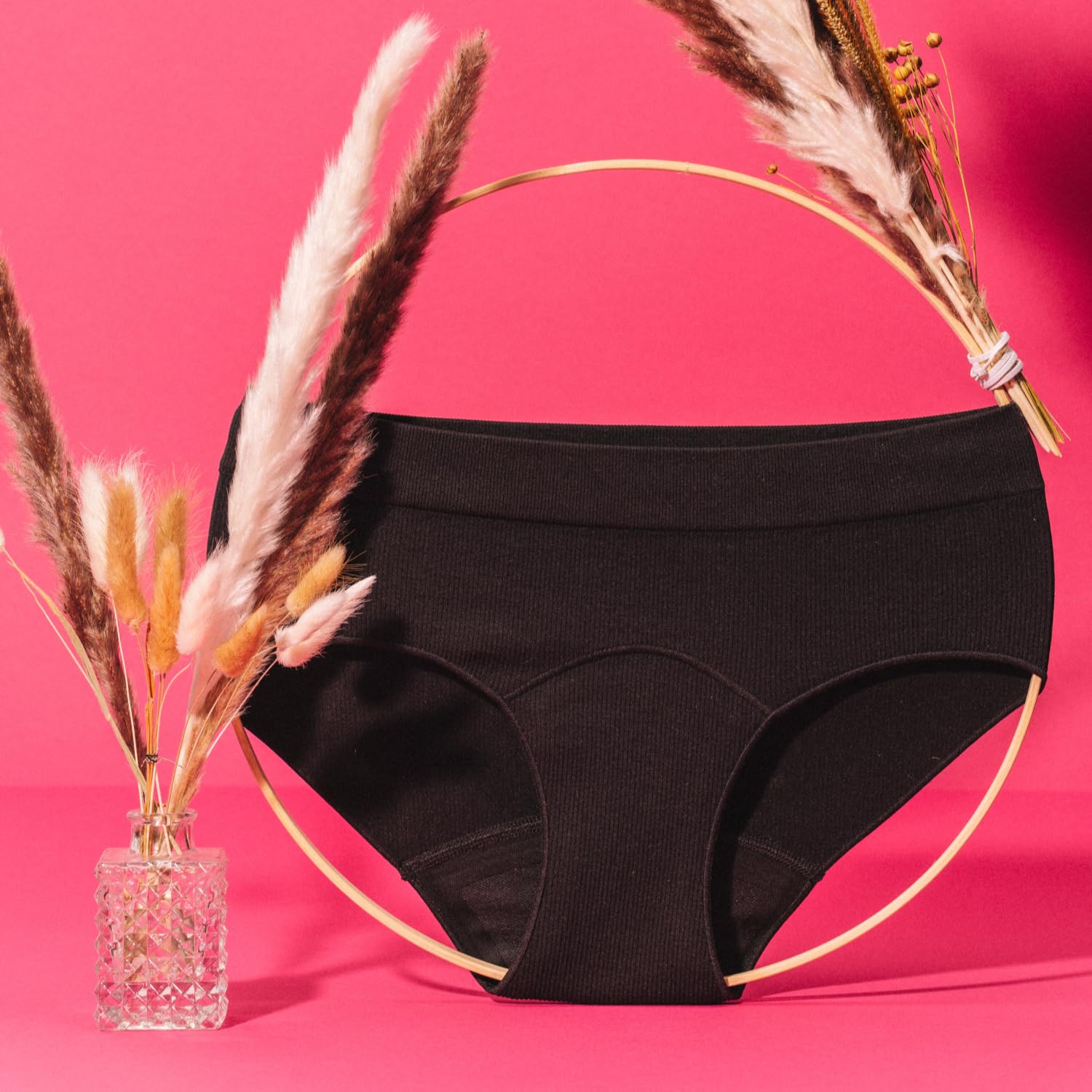 COSMEA Hipster Unterwäsche, Größe L, wiederverwendbare Periodenunterwäsche, sicherer Schutz bei Menstruation