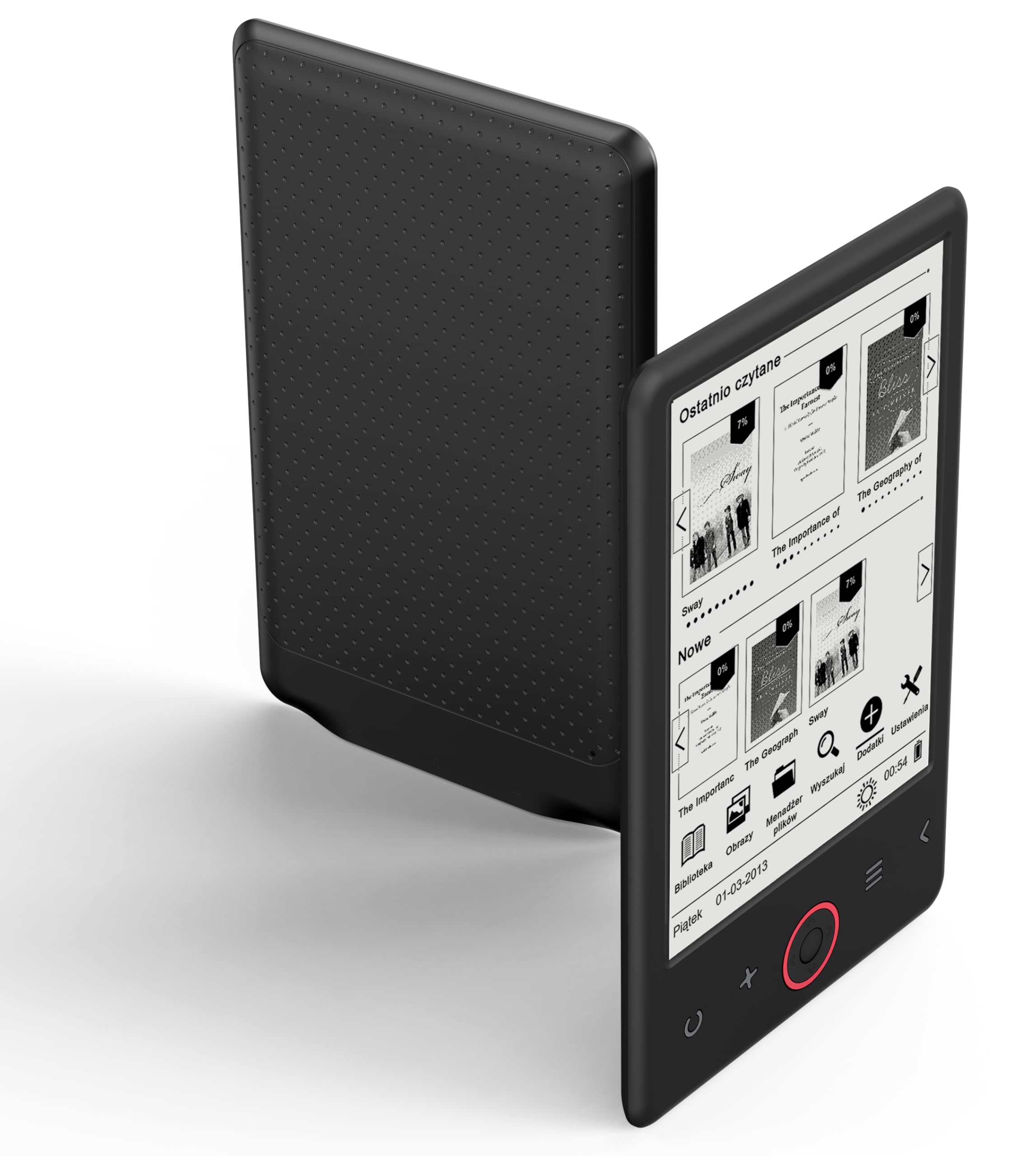 Lecteur d'ebooks bemi Cognita Light 2 - E-ink 6" avec technologie Carta | rétroéclairage intelligent (lumière chaude et froide) | 8 Go de mémoire | 1900 mAh