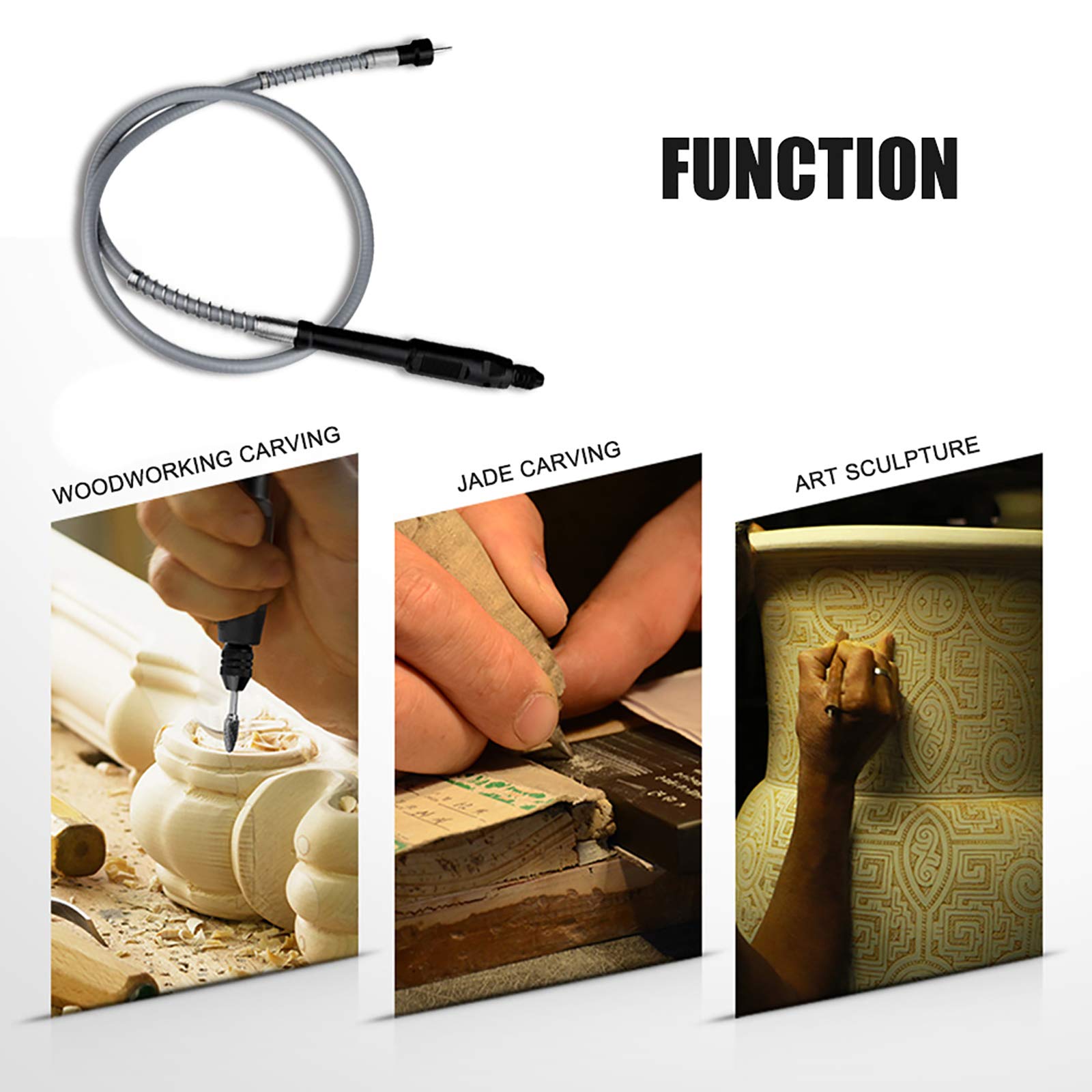 Rallonge flexible universelle pour meuleuse électrique ou perceuse électrique Diamètre 3,2 mm