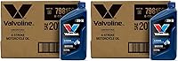 Vista 18 de Valvoline Aceite de motor de motocicleta de 4 tiempos 10W-40, 1 cuarto de galón