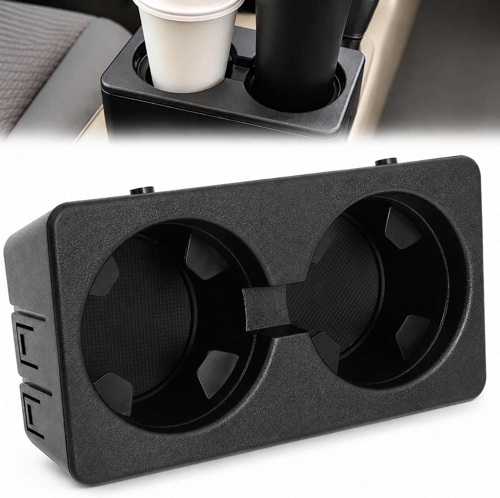 19154712 Center Console Cup Holder Insert Compatible with Chevy and GMC