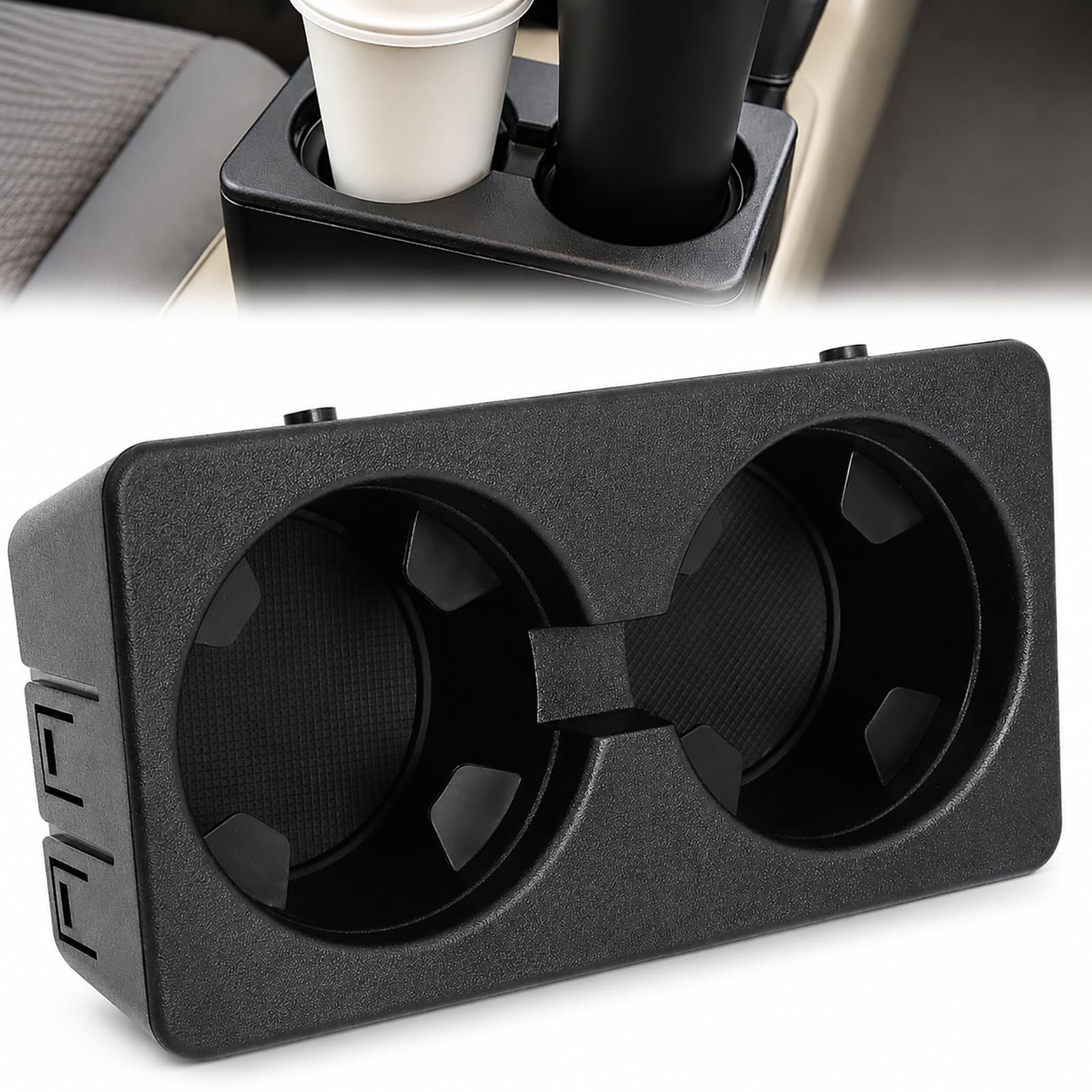 19154712 Center Console Cup Holder Insert Compatible with Chevy and GMC