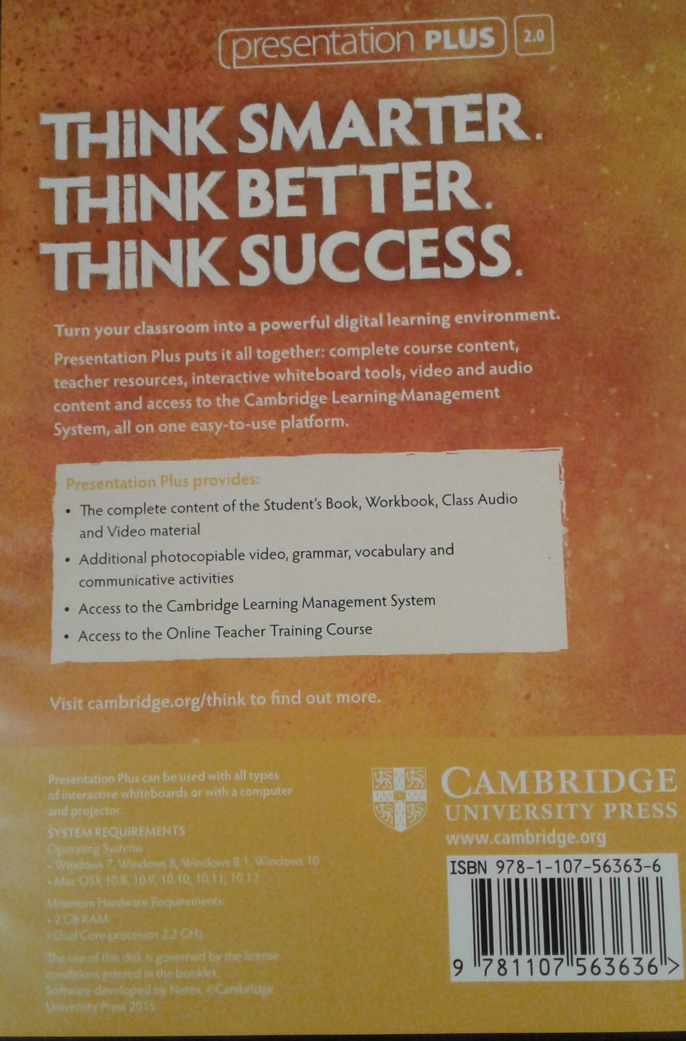 Think Level 3 Presentation Plus DVD-ROM DVD-ROM – 18 Feb. 2016