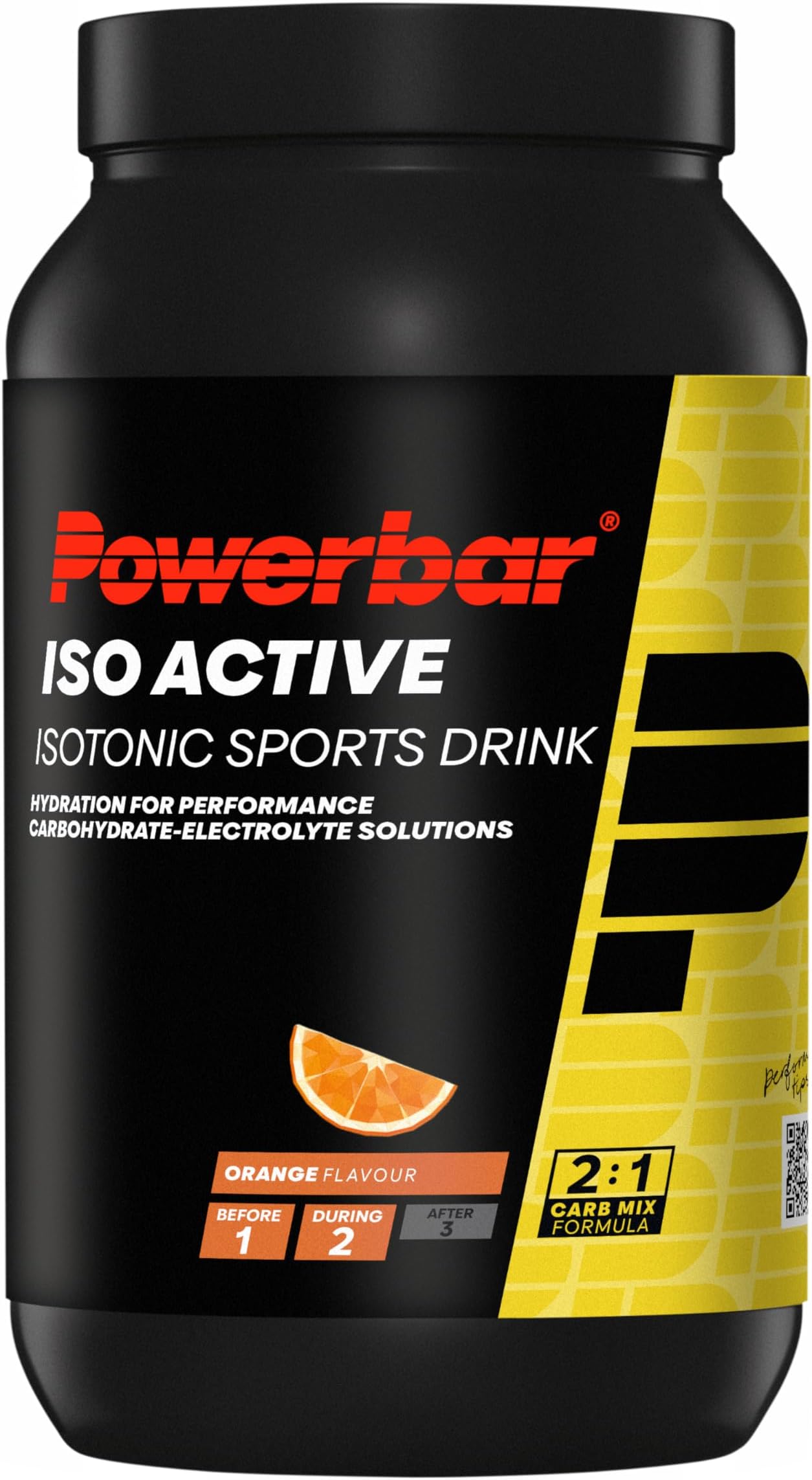 Powerbar - Isoactive - Orange - 1320g - Isotonic sports drink - 5 electrolytes