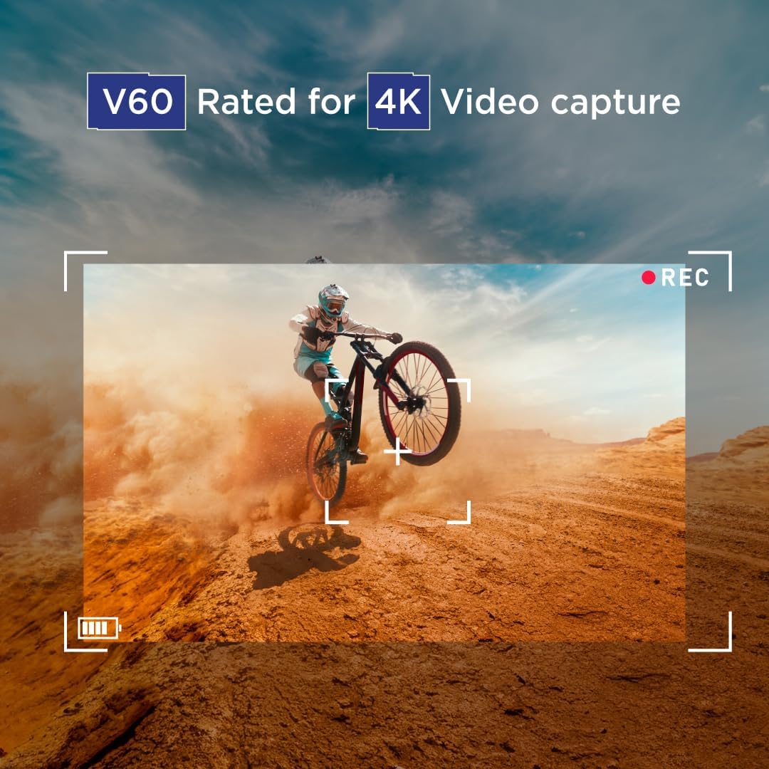 Integral 256GB UHS-II SD Card V60 Up to 300MBs Read and 200MBs Write Speed 1733X SDXC Professional High Speed Memory Card