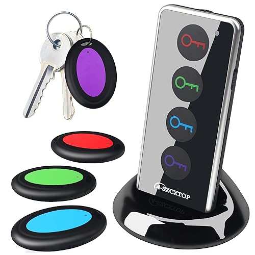 Key Finder Locator, 80dB Wireless Remote Item Tracker, RF Finder