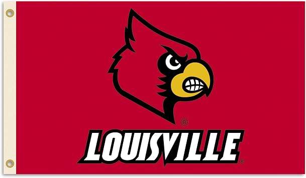 BSI PRODUCTS, INC. - Louisville Cardinals 3x5 Flag