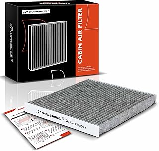 A-Premium Cabin Air Filter with Activated Carbon Compatible with Chevrolet Cobalt 2005-2010, HHR 2006-2011 & Pontiac G5 2007-2010 & Pursuit 2005-2006 & Saturn Ion 2003-2007, Replace# 52493319