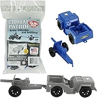 Vista 10 de TimMee Combat Patrol Willys & Artillery - Juego negro de 4 piezas fabricado en Estados Unidos