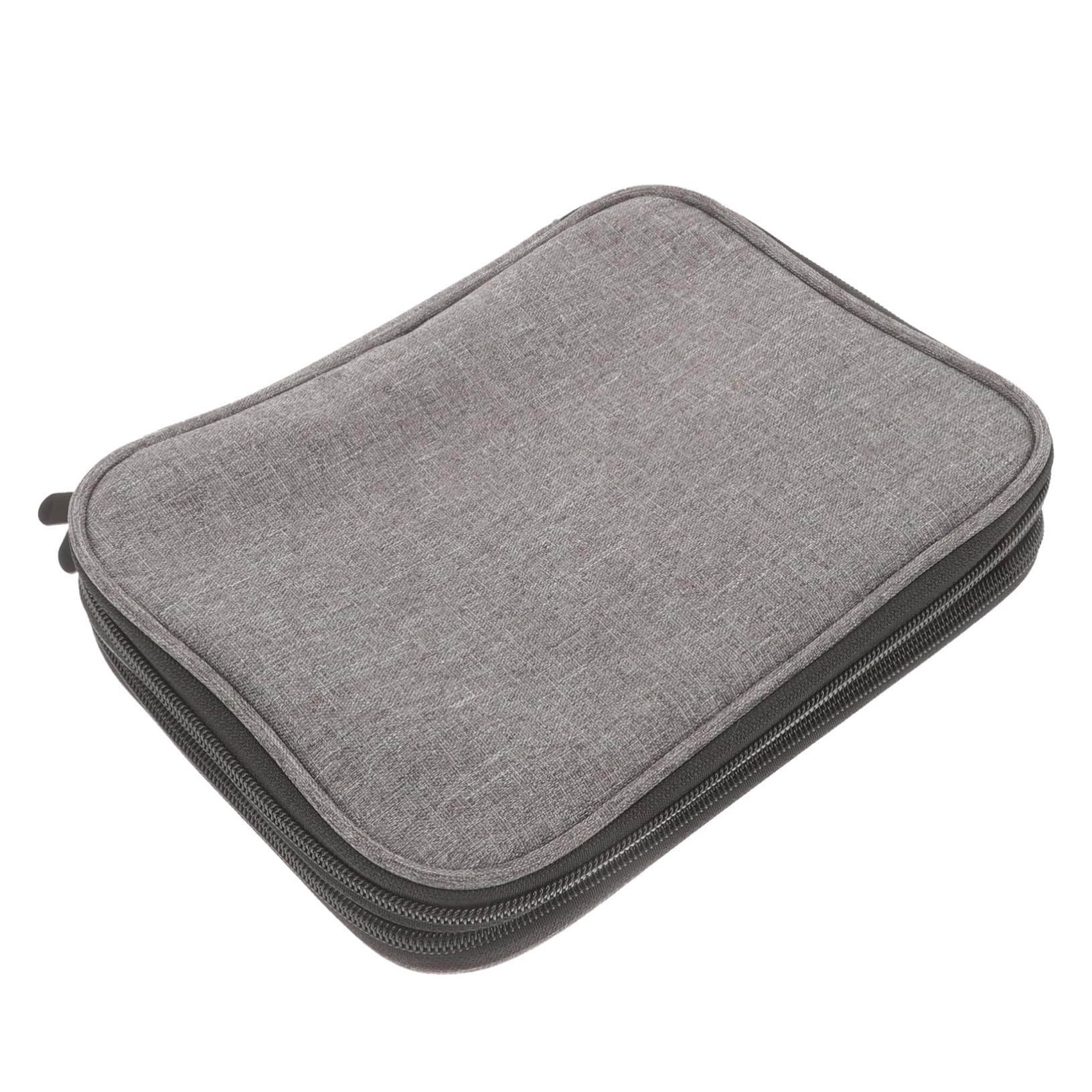 OSALADI Large Capacity Oxford Cloth Wire Loop Knitting Needle Storage Bag Multi Compartment Organizer for Crochet and Knitting Tools for Personal and Travel Use