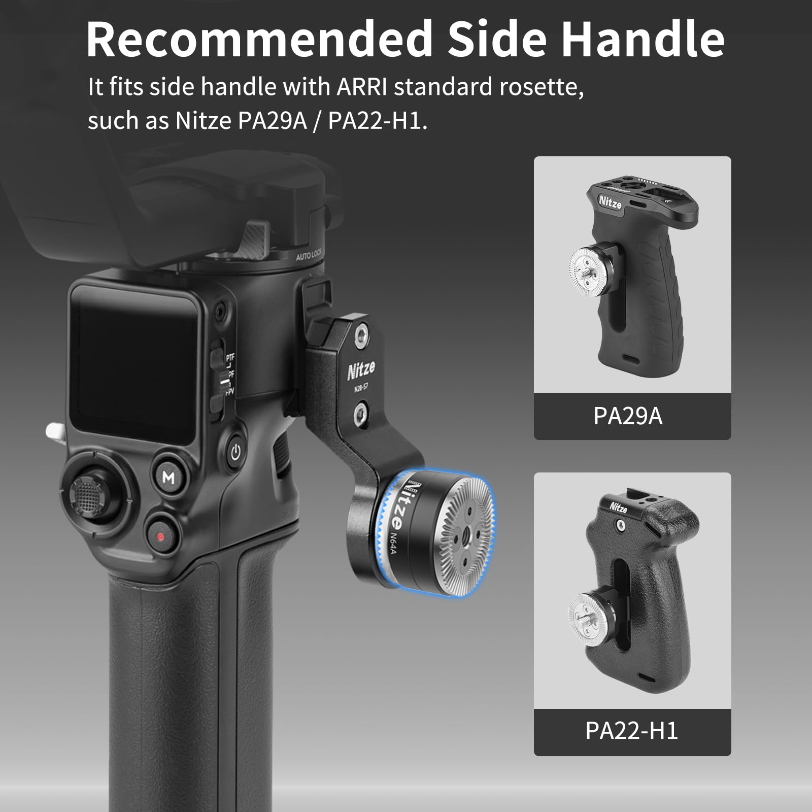 Nitze M6 Thread ARRI Rosette Mount with M6 Screw Extension Adapter