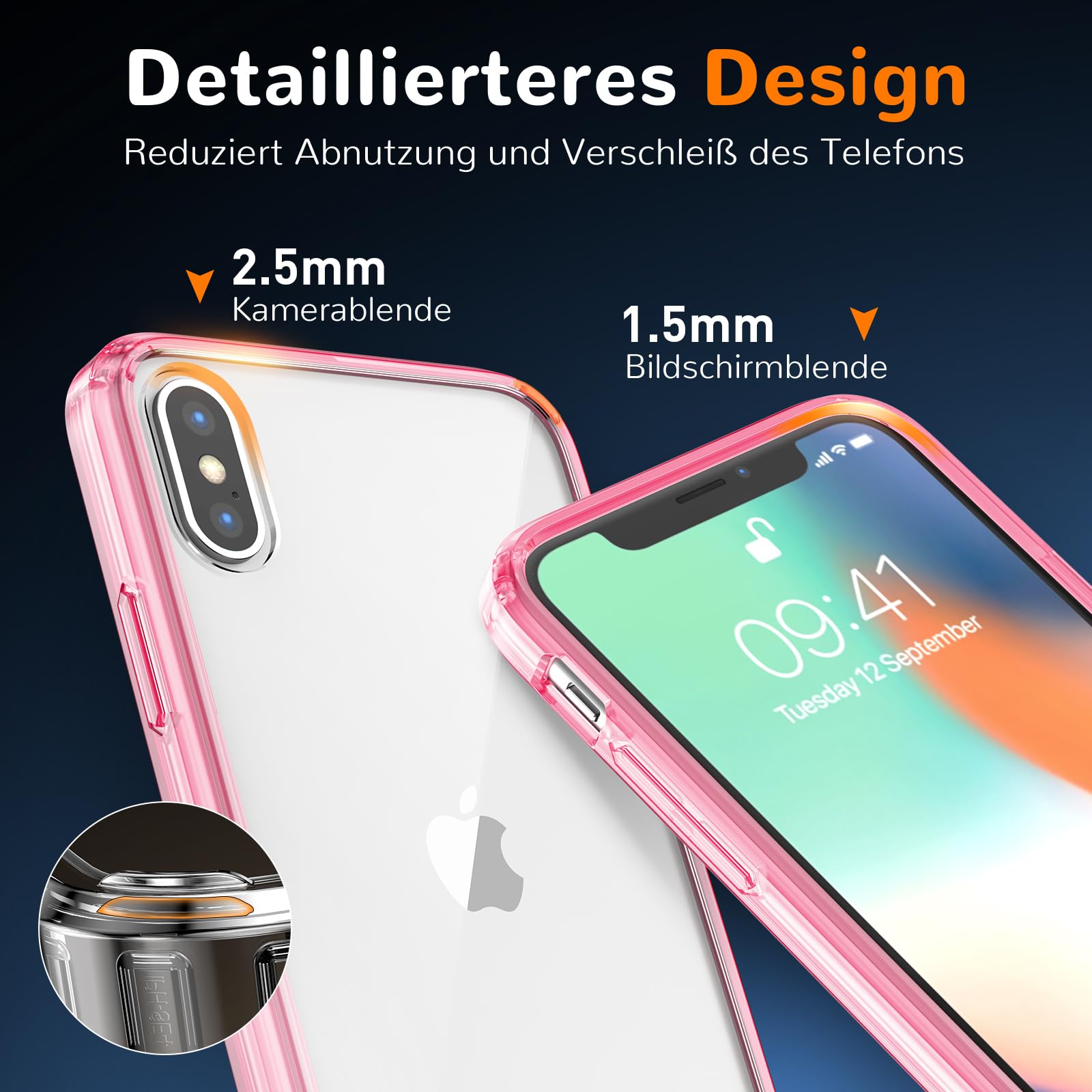 Clear Case for iPhone 15, Ultra Thin, Shockproof TPU Cover, Anti-Yellowing, Crystal Clear, Phone Case for Apple iPhone 15 - Clear — view 492