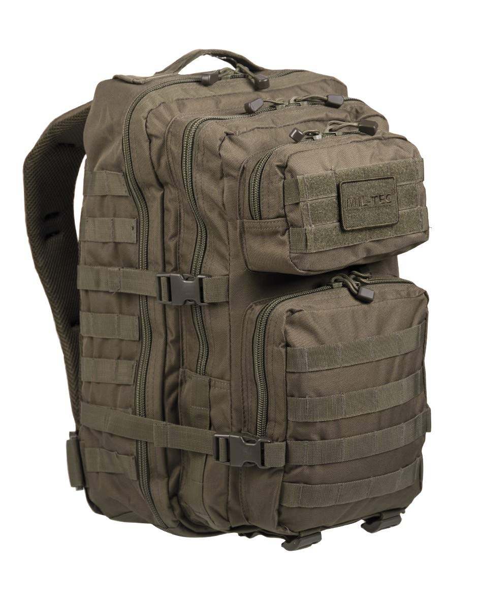 Mil-Tec MOLLE Tactical Assault Backpack - Large 36 Litre (Olive Drab)