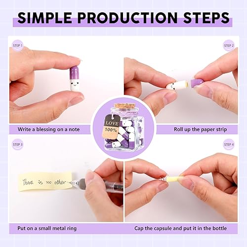 Miniatura 57 de Tintnut Regalo de San Valentín para novio/novia, letras de cápsula, 30 unidades, mensaje de amor, letras de amor, píldoras de mensaje, regalo medio