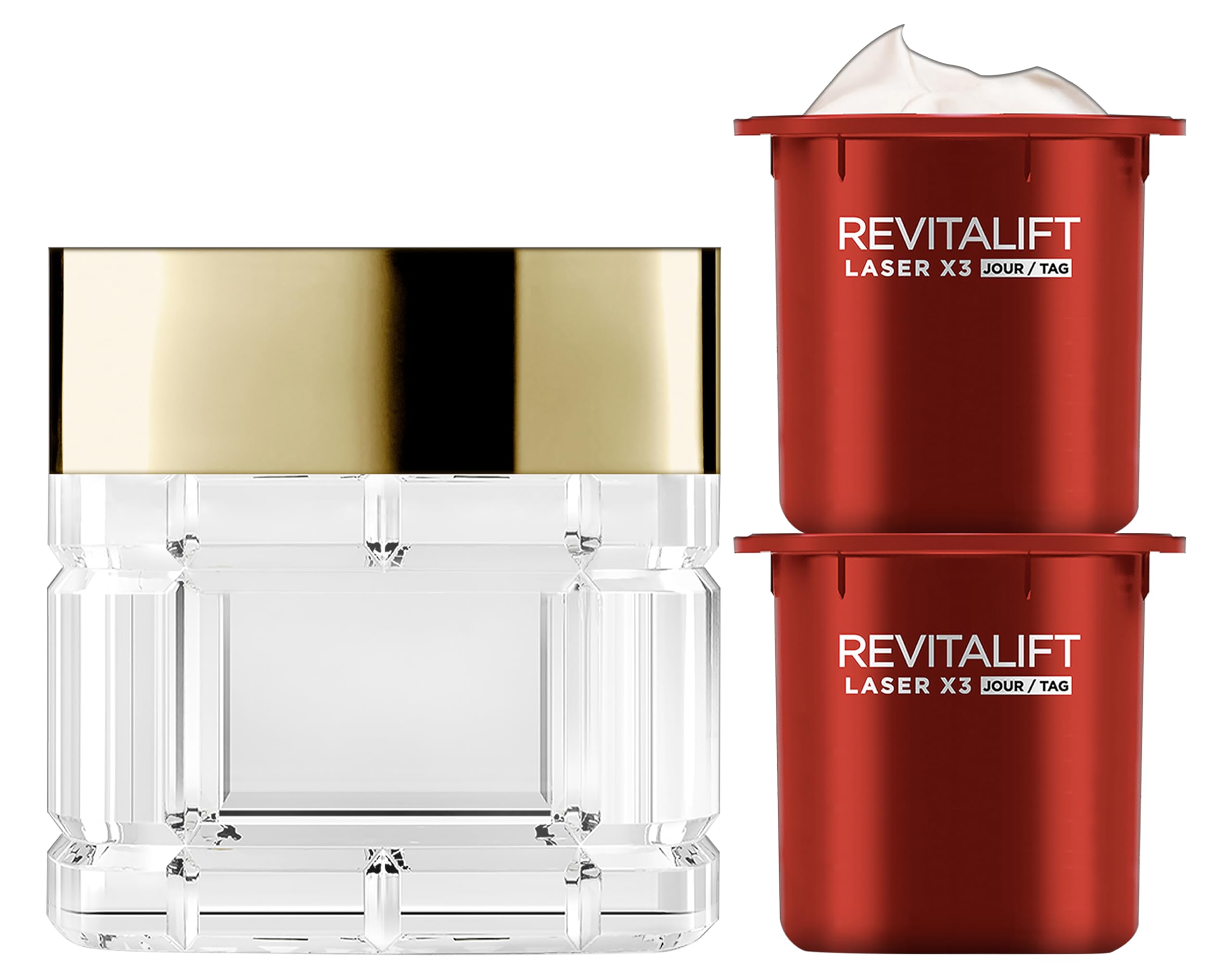 L'Oréal Paris Anti-Age Tagespflege Nachfüll-Set Revitalift Laser X3