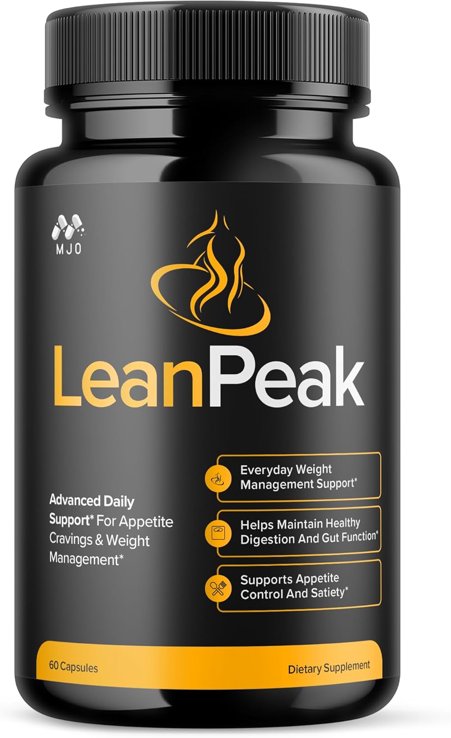 Lean Peak Capsules, Official LeanPeak Pills with All Natural Ingredients, Advanced Leanpeak Overall Health and Wellness Supplement for Natural Maximum Strength Healthy Lifestyle Support (60 Capsules)