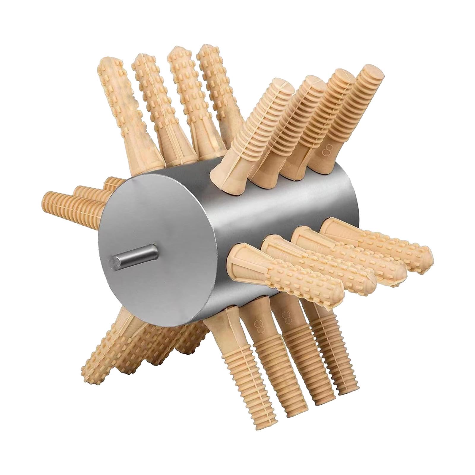 LOVIVER Spiumatrice di Piume di Pollo Spiumatrice di Uccelli Resistente all'Usura Multifunzione Portatile Multifunzione Risparmio di manodopera per Pollo, 24 Dita Grandi