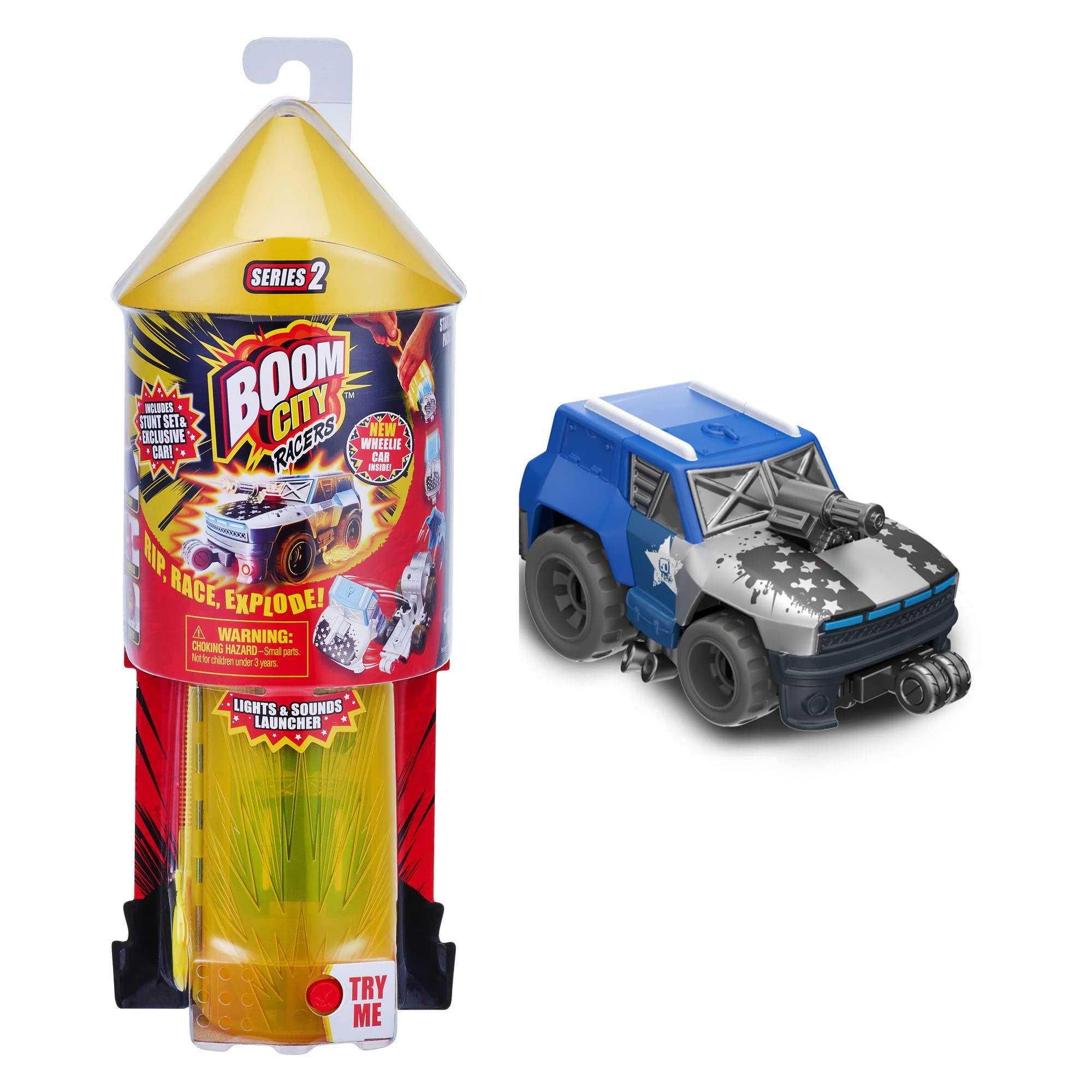 40051 EA Series 2 Starter Pack with Exclusive Boom City Racers Vehicle, Multicolor