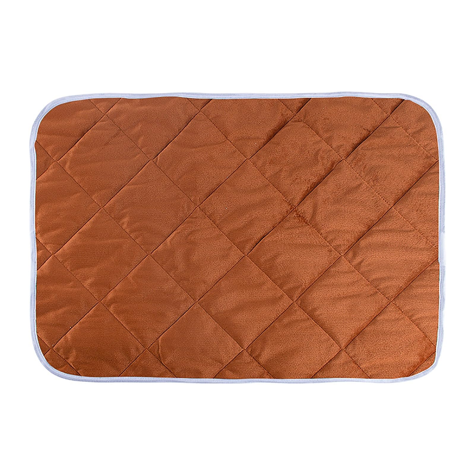 Miękki i oddychający, nadający się do prania, nie wymaga prądu(Brown,Small)