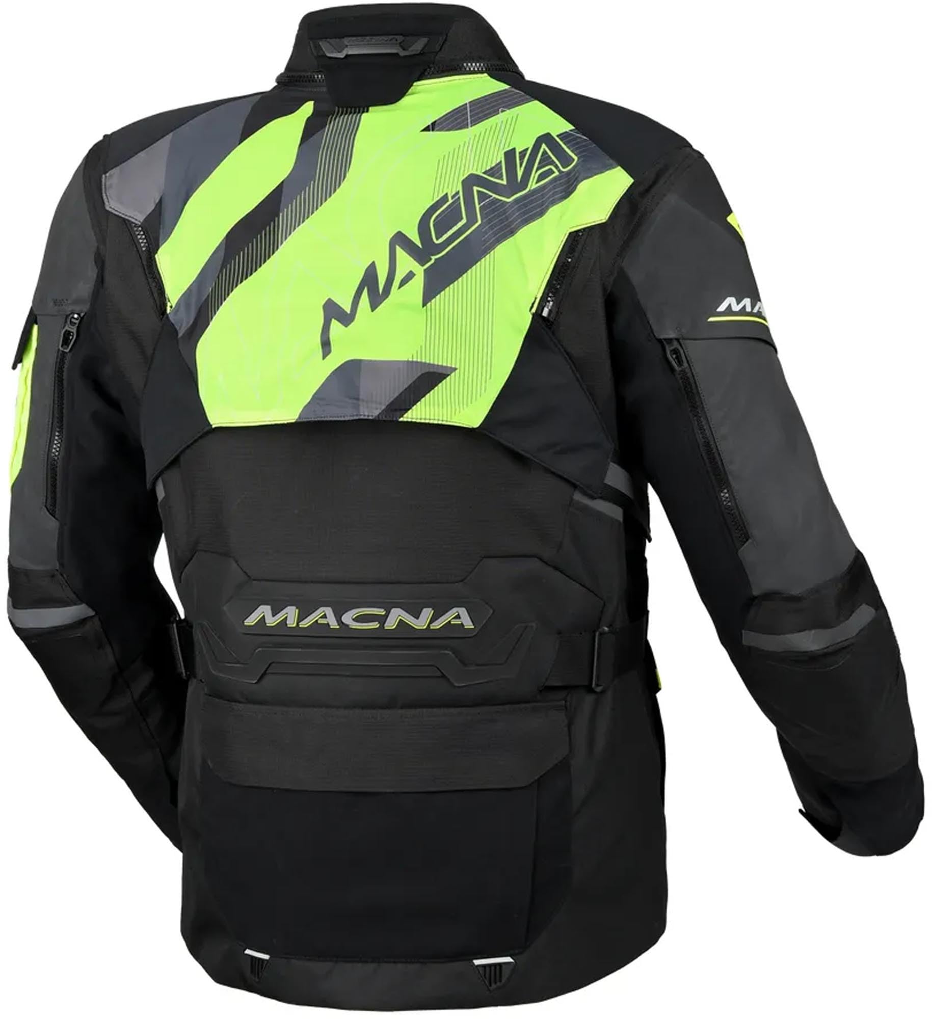 Macna Flexodus NightEye wodoodporna kurtka tekstylna motocyklowa, 3XL