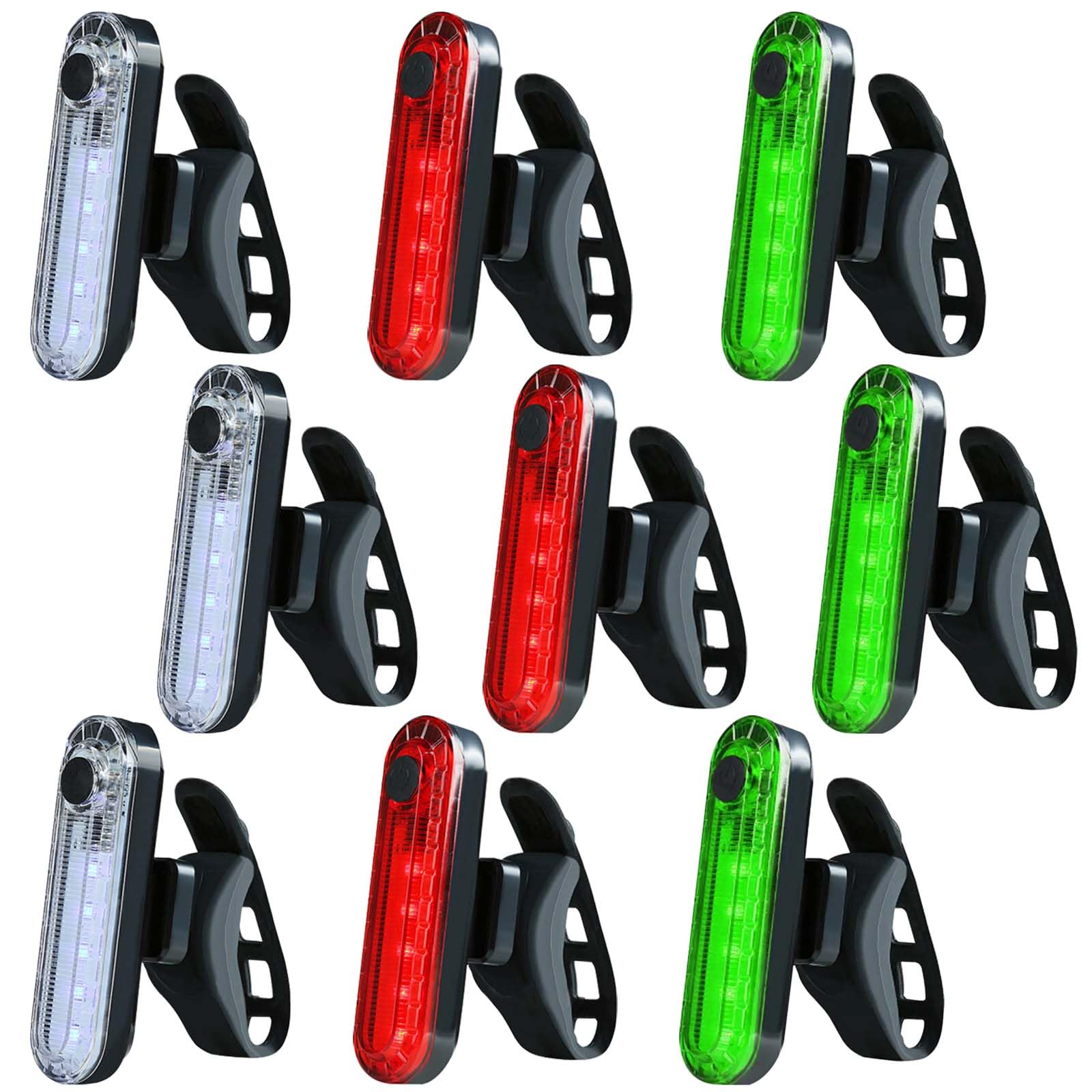 GAOUTO 9 Stück LED Navigationslichter für Boote, 3 Arten Blinkmodus,USB Ladekajaklichter Bootshecklichter Bootslicht Signallampe,Mit USB-Datenkabel, Boots Navigationslichter für Kajak Boot Yacht