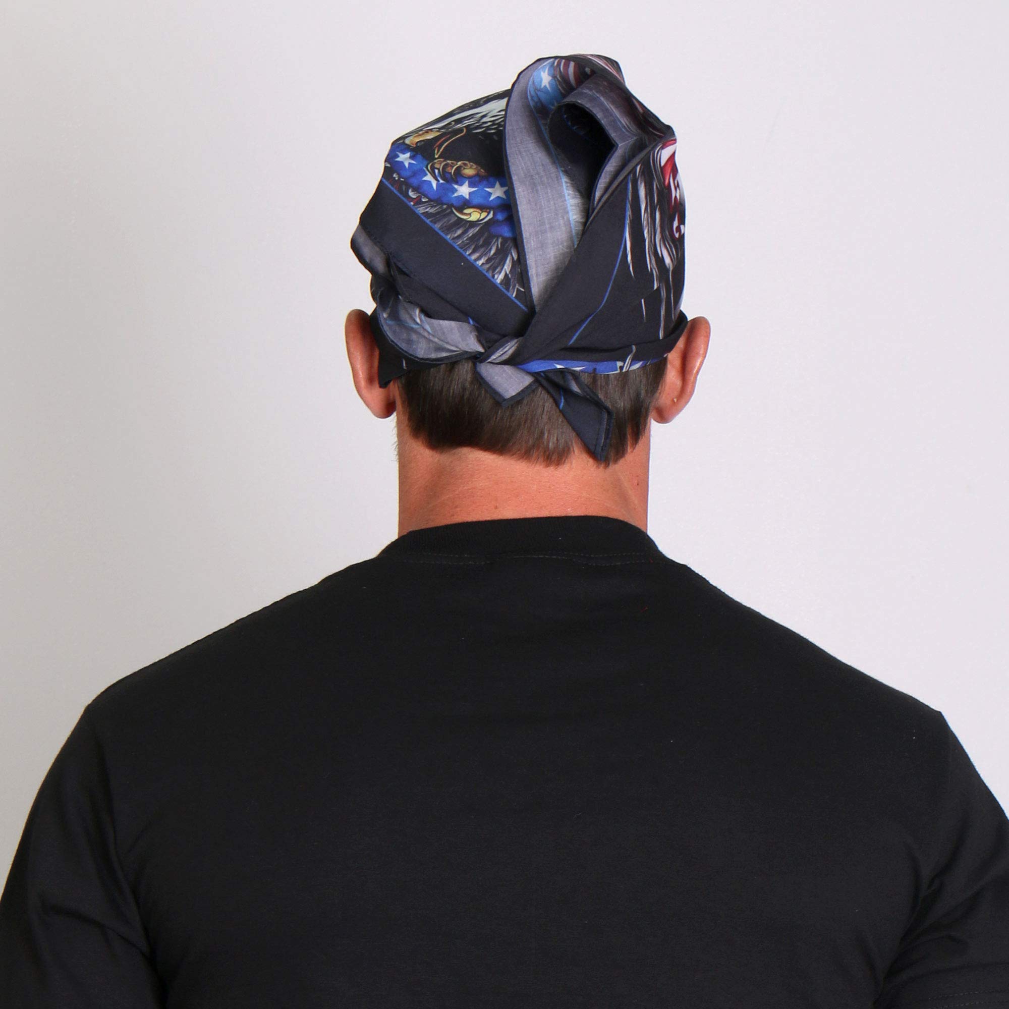 Hot Leathers Patriotic Upwing Bandana (multicolore, 53,3 x 53,3 cm)