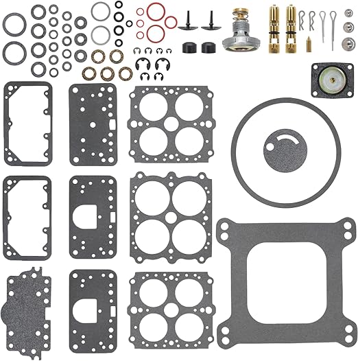 Carburetor Rebuild Kit for Holley Performance 4160 Series 1850 3310 9776 80457 80508 80570,for Vacuum Secondary Carbs 80670 80770 159064 37-119 3-304 3-305 List-1850 List-1850-1 23-035