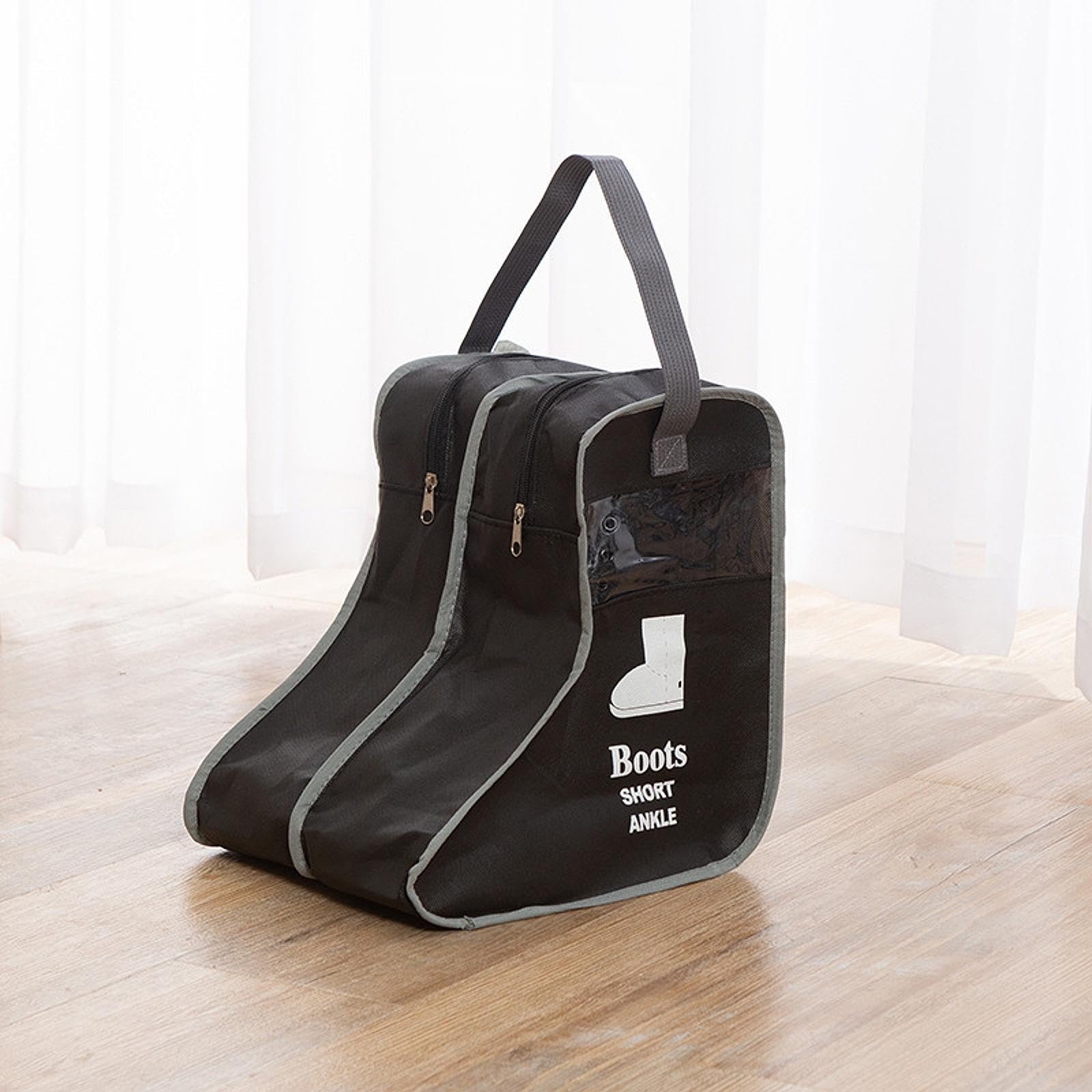 3 Bolsas de Almacenamiento para Botas, Portátiles, a Prueba de Polvo, Organizador de Zapatos con Cremallera, Protección de Tela No Tejida, Adecuadas P
