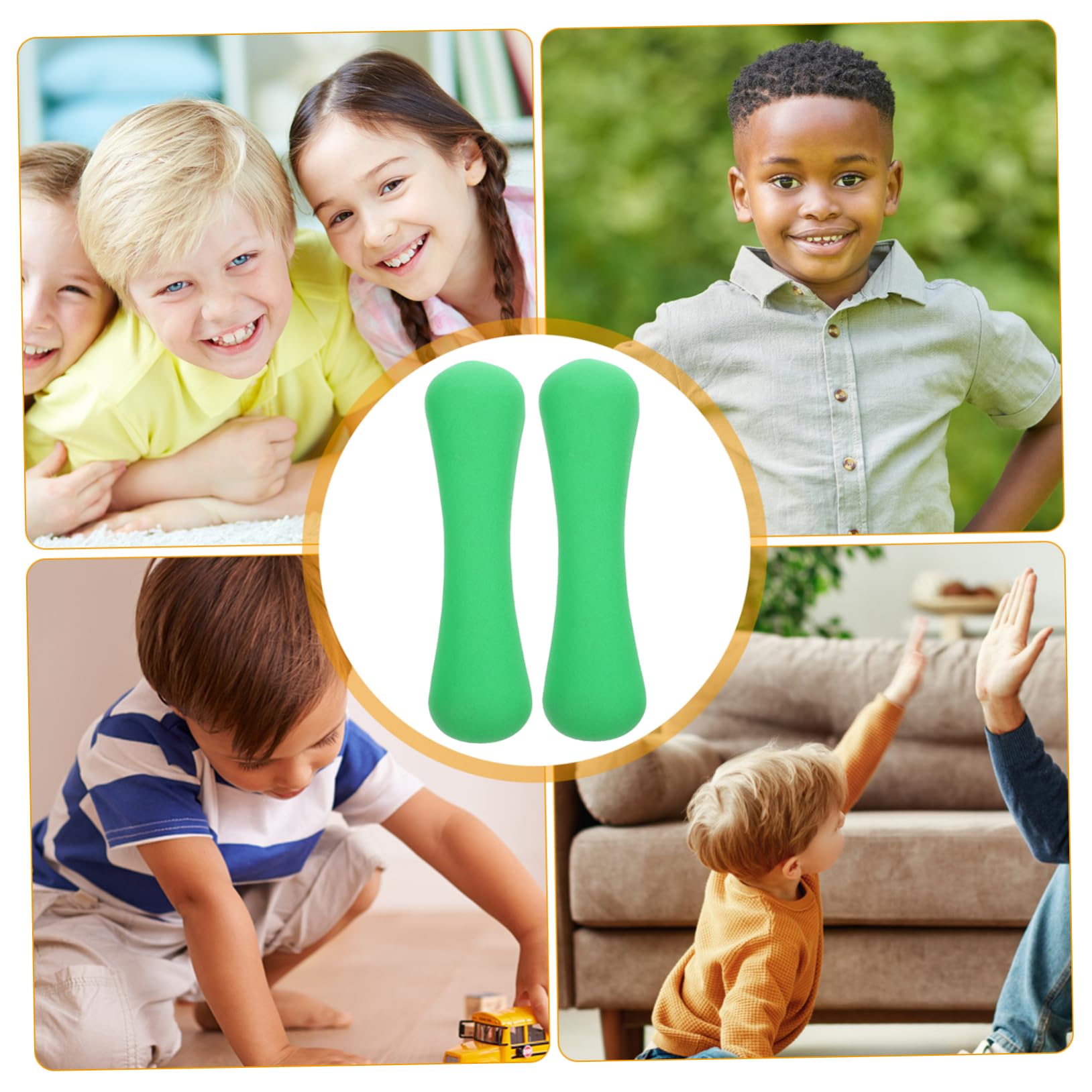 TOYANDONA 2pcs Dumbbells Lightweight Workout Equipment for Bone Shaped Design Durable Material for Gym Play and Fitness Activities Each Fun Exercise for Coordination