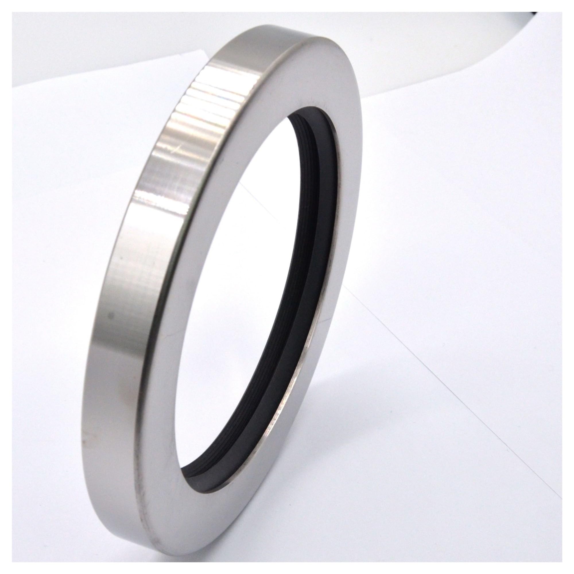 LEOTNNDQ 75 * 100 * 12 Oil Seal With Stainless Steel Housing Single lip and Dual Lip Screw Air Compressor Spare Parts(75x100x12 CTLCCWBK)