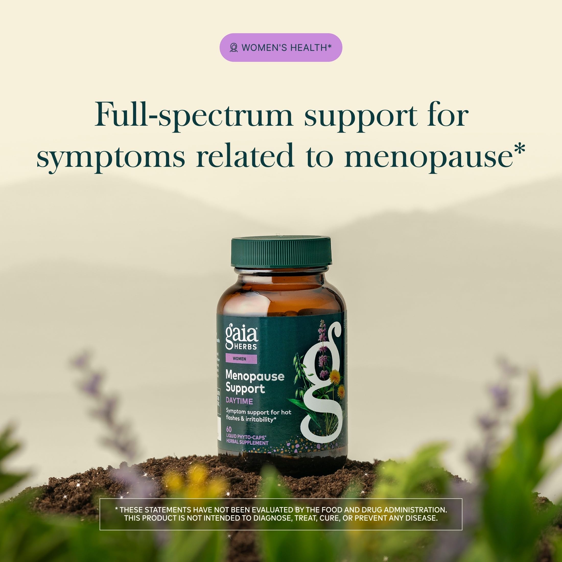 Gaia Herbs Menopause Support Daytime, 60 Vegan Capsules, 60 Servings — Amazon image 3