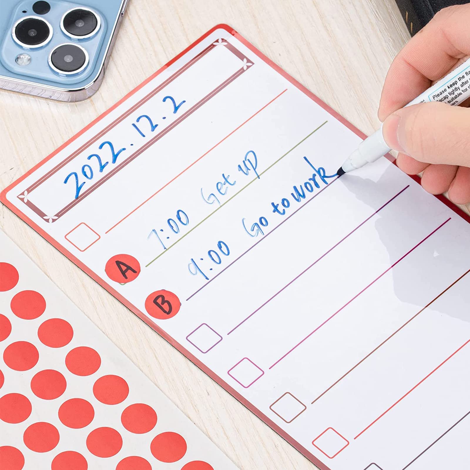 1600 Pcs Dot Stickers Coloured Dot Stickers Sticky Dots Calendar