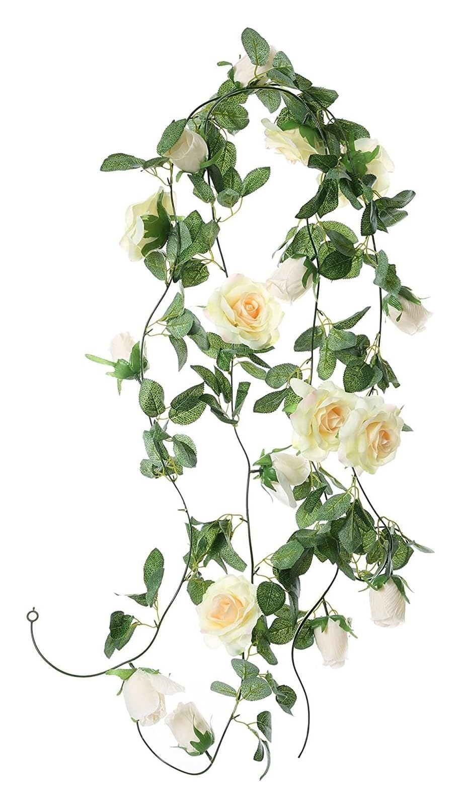 Guirlande de Roses 2 m à 16 têtes for décoration Mariage, fiançailles ou cérémonie(Cham)
