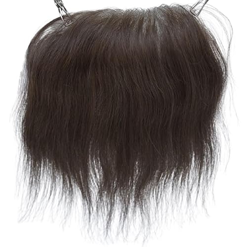 Miniatura 5 de Voloria Cabina capilar para hombre, 100 % cabello humano, piel sintética para hombre, extensiones de cabello frontal para sistemas de reemplazo de