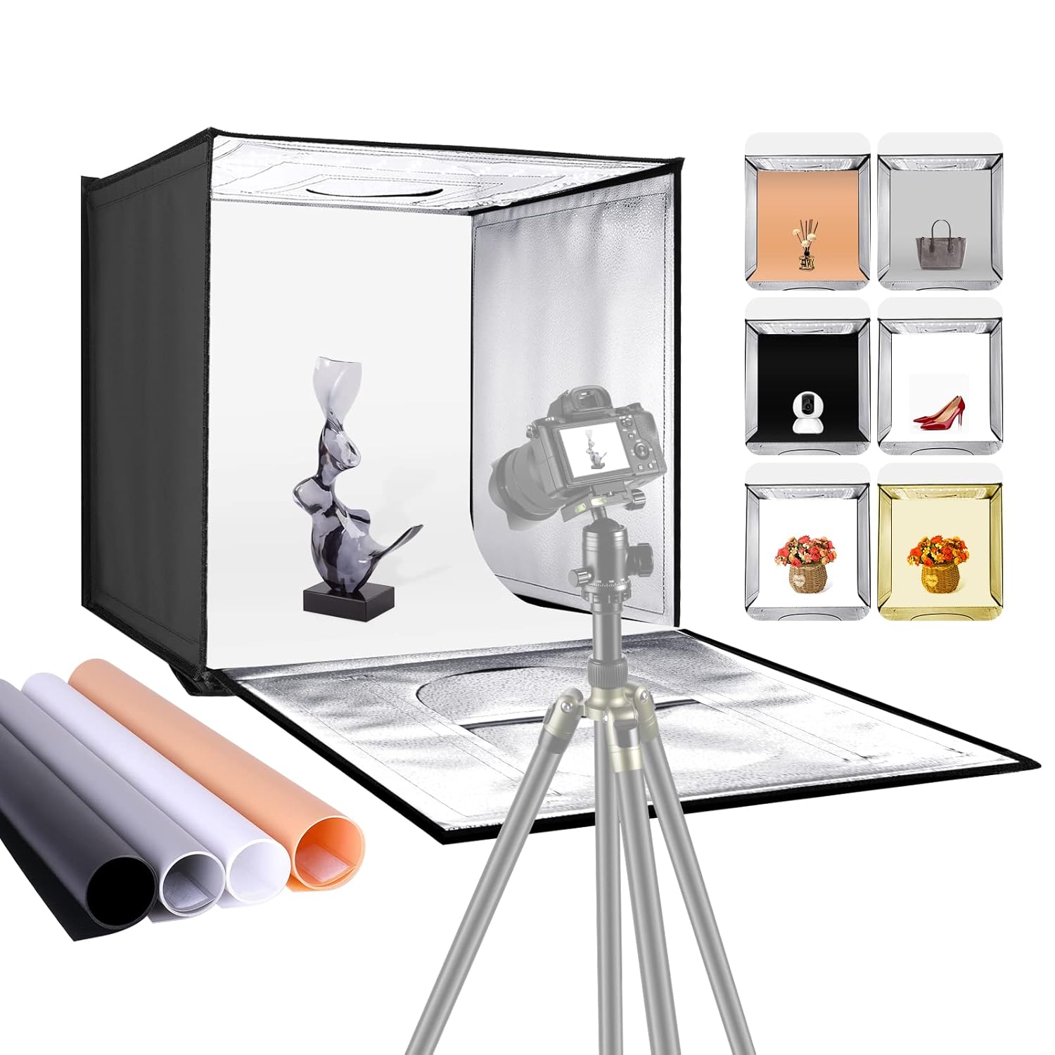 Neewer BiColor Dimmable 3200K5600K Photo Studio Light Box 20 Inches