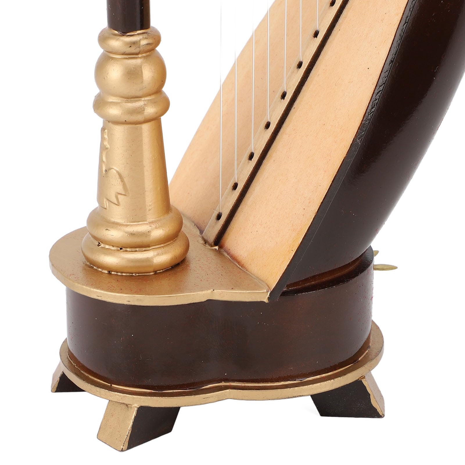 Modello Arpa in Miniatura con un Know-how Squisito per la Decorazione dell'Ufficio, Replica Mini Arpa di 25 Cm per gli Amanti della Musica e Collezionisti