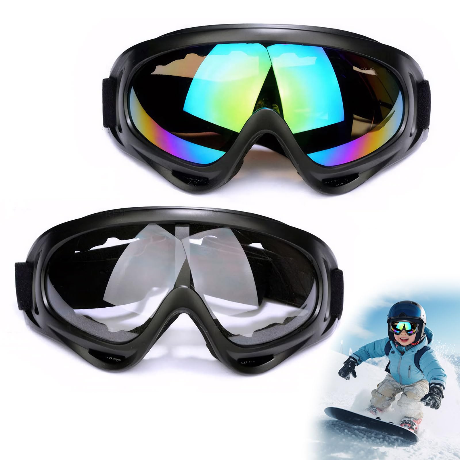 DECUIOCC Gafas de protección Nerf Lunette – Comodidad y seguridad para sus ojos, perfecto para actividades al aire libre y juegos