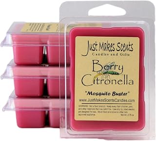 4 Pack - Berry Citronella Scented Wax Melts by Just Makes Scents