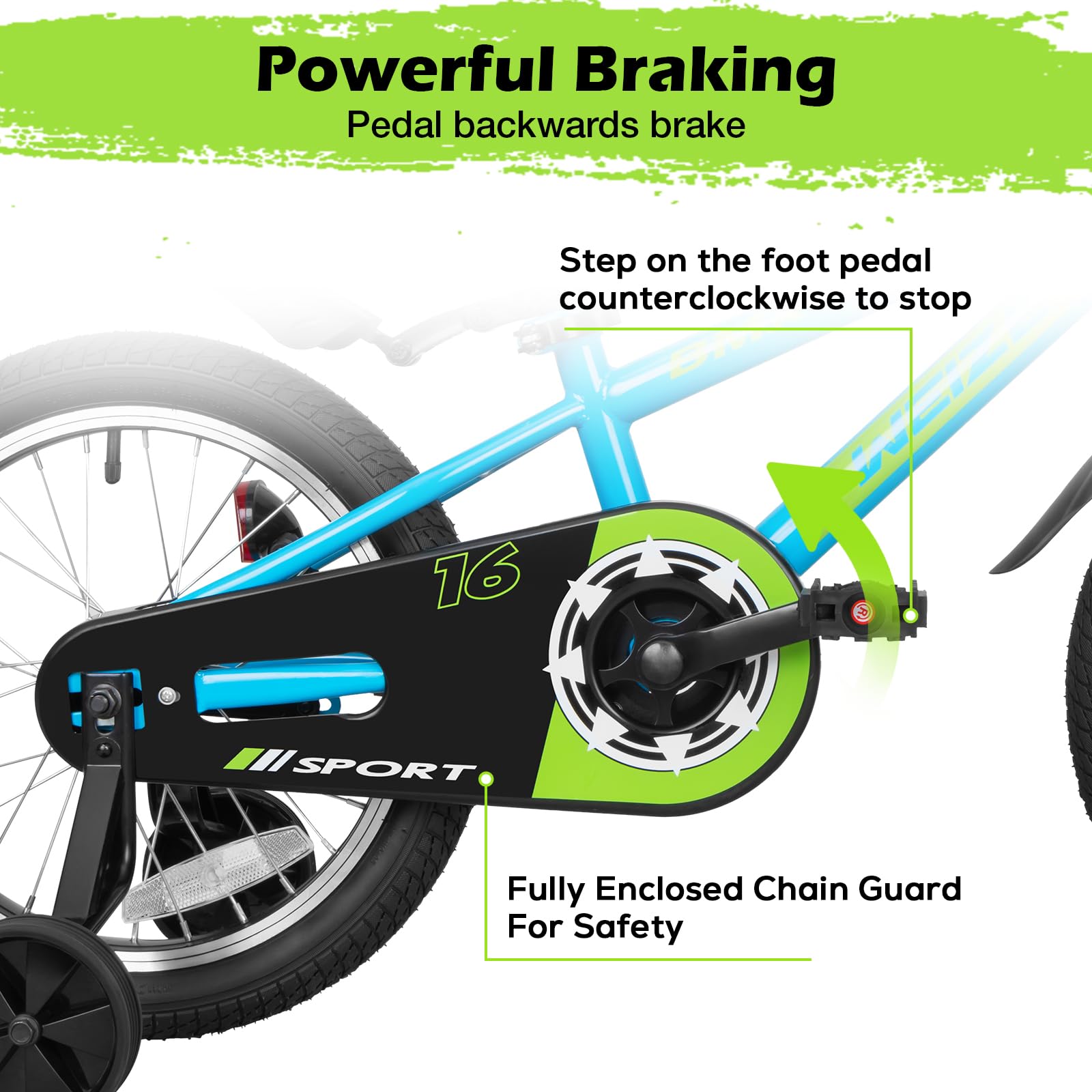 WEIZE Kids Bikes,16 20 Inch Boy's Bike for Kids,BMX Style Bicycle for Boys Girls Ages 4-12 Years Old,Kids Bicycle with Adjustable Seat,Training Wheels,Front and Rear Fender,Multiple Color Options