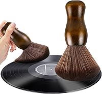 Vista 1 de Cepillo de Limpieza de Discos de Vinilo - Cepillo Limpiador de Vinilo Antiestático de Madera - Accesorios para Tocadiscos
