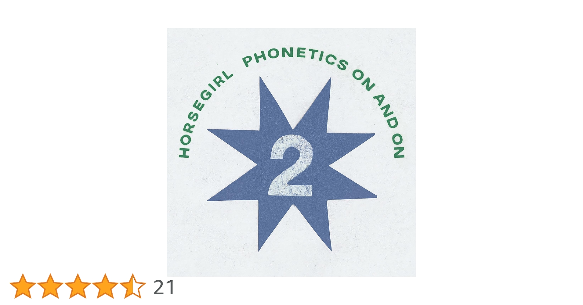 Horsegirl Phonetics On And On Big Love 盤 Horsegirl Phonetics On And On Big Love 盤